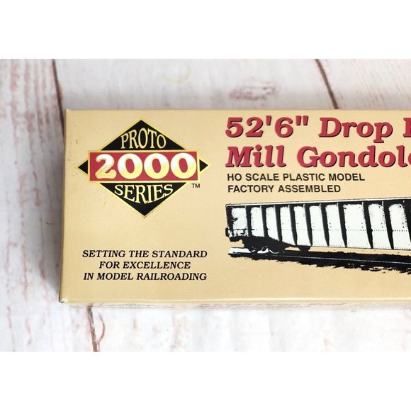 Proto 2000 Series Life-Like Trains 52’ 6” Drop End Mill Gondola Model Train Gift - Picture 14 of 14
